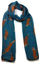 Load image into Gallery viewer, World of Shawls Fox Wolf Animal Print Scarf Wraps Shawl Soft Scarves - World of Scarfs
