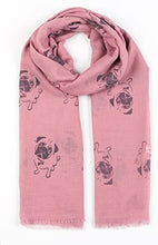 Load image into Gallery viewer, World of Shawls Pug Dog, Dachshund Dogs, Spaniel Dog, Jack Russell Print Scarf - All Seasons Lovely Soft Scarf Wraps Shawl Scarves - World of Scarfs
