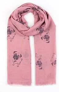World of Shawls Pug Dog, Dachshund Dogs, Spaniel Dog, Jack Russell Print Scarf - All Seasons Lovely Soft Scarf Wraps Shawl Scarves - World of Scarfs