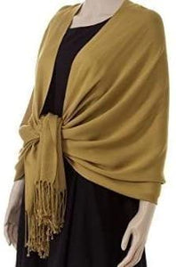 NEW HIGH QUALITY SILKY CASHMERE FEEL PASHMINA SHAWL/SCARF/WRAP - World of Scarfs