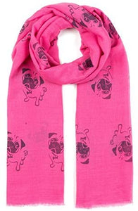 World of Shawls Pug Dog, Dachshund Dogs, Spaniel Dog, Jack Russell Print Scarf - All Seasons Lovely Soft Scarf Wraps Shawl Scarves - World of Scarfs