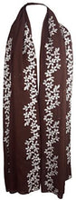 Load image into Gallery viewer, World of Shawls SEASONAL SPECIAL Glitter Sparkle Stardust and Floral Embroidered Scarf Scarves Maxi Wrap - World of Scarfs
