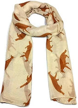 Load image into Gallery viewer, World of Shawls Fox Wolf Animal Print Scarf Wraps Shawl Soft Scarves - World of Scarfs
