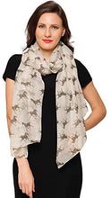 Load image into Gallery viewer, World of Shawls Horse Print Design Ladies Girls Scarf Scarves Shawl Wrap Maxi Sarong - World of Scarfs
