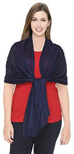 Load image into Gallery viewer, Luxurious Wool &amp; Cashmere Pashmina Shawl Wrap Scarf - World of Scarfs
