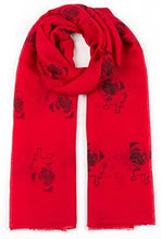 Load image into Gallery viewer, World of Shawls Pug Dog, Dachshund Dogs, Spaniel Dog, Jack Russell Print Scarf - All Seasons Lovely Soft Scarf Wraps Shawl Scarves - World of Scarfs
