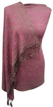 Load image into Gallery viewer, World of Shawls Ladies Floral Paisley Bordered Pashmina Feel Shawl Scarf Wrap Stole Luxuriously Warm Soft and Silky Touch - World of Scarfs

