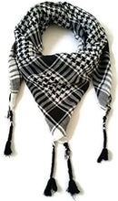 Load image into Gallery viewer, Shemagh Desert Palestinian Arafat Square Scarf Reduce to Clear - World of Scarfs
