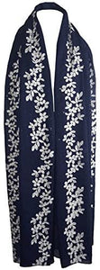 World of Shawls SEASONAL SPECIAL Glitter Sparkle Stardust and Floral Embroidered Scarf Scarves Maxi Wrap - World of Scarfs