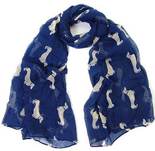 Load image into Gallery viewer, World of Shawls Pug Dog, Dachshund Dogs, Spaniel Dog, Jack Russell Print Scarf - All Seasons Lovely Soft Scarf Wraps Shawl Scarves - World of Scarfs
