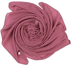 World of Shawls Ladies Chic Breezy Flowing Bubble Chiffon Scarf Stole Wedding Party Occasion Prom - World of Scarfs