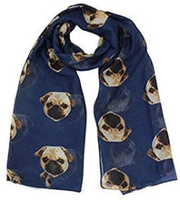 Load image into Gallery viewer, World of Shawls Pug Dog, Dachshund Dogs, Spaniel Dog, Jack Russell Print Scarf - All Seasons Lovely Soft Scarf Wraps Shawl Scarves - World of Scarfs
