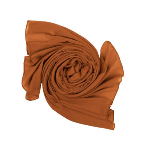 Chiffon Scarf Hijab Wraps Shawl Maxi Plain Premium Quality Size 85cm x 180cm - World of Scarfs