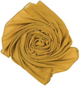 World of Shawls Elegant Chiffon Scarf Wrap Wedding Bridal Party Occasion Prom - 28 Colours - World of Scarfs