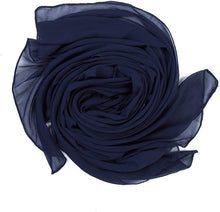 Load image into Gallery viewer, World of Shawls Elegant Chiffon Scarf Wrap Wedding Bridal Party Occasion Prom - 28 Colours - World of Scarfs
