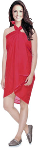 World of Shawls 100% Cotton Plain Sarong - World of Scarfs