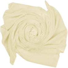 Load image into Gallery viewer, World of Shawls Elegant Chiffon Scarf Wrap Wedding Bridal Party Occasion Prom - 28 Colours - World of Scarfs
