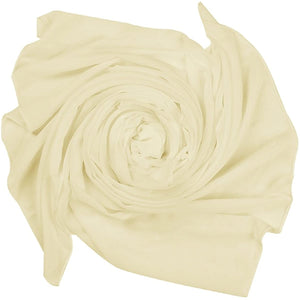 World of Shawls Elegant Chiffon Scarf Wrap Wedding Bridal Party Occasion Prom - 28 Colours - World of Scarfs