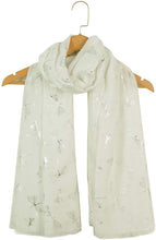 Load image into Gallery viewer, World of Shawls Glitter Dragonfly Large Scarf For Ladies Womens Shawl Scarf Wrap Soft Scarves - World of Scarfs
