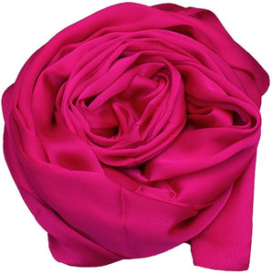 World of Shawls Elegant Large 100% SILK SATIN Shawl / Scarf / Wrap Wedding, Bridal, Bridesmaid, Cover Up - World of Scarfs