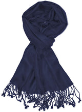 Load image into Gallery viewer, World of Shawls Handcrafted Soft Pashmina Shawl Wrap Scarf in Solid Colors High Quality 100% Viscose - World of Scarfs
