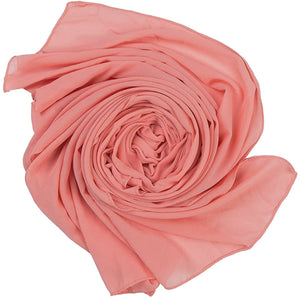World of Shawls Elegant Chiffon Scarf Wrap Wedding Bridal Party Occasion Prom - 28 Colours - World of Scarfs