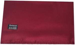 World of Shawls Satin Sateen Shawl Wrap Stole Wedding Occasion Bridesmaid Prom Event - World of Scarfs