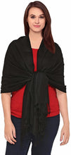 Load image into Gallery viewer, World of Shawls Luxurious Kashmiri Wool &amp; Silk Pashmina Shawl Wrap Scarf - World of Scarfs
