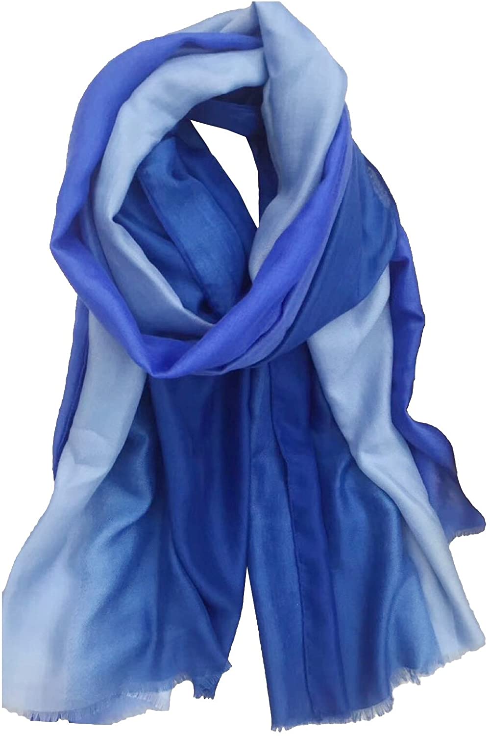 World of Shawls New Autumn/Winter Collection Ombre Silky Scarf/Shawl/Wraps Occasion Wedding Party Casual - World of Scarfs