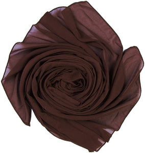 World of Shawls Ladies Chic Breezy Flowing Bubble Chiffon Scarf Stole Wedding Party Occasion Prom - World of Scarfs