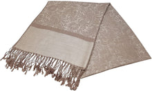 Load image into Gallery viewer, World of Shawls Jacquard Paisley Design Soft Pashmina Feel Scarf Stole Wrap Luxurious and Warm - World of Scarfs
