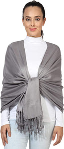 Pashmina Style All Seasons Handcrafted Wrap Shawl Stole Scarf by World of Shawls - World of Scarfs
