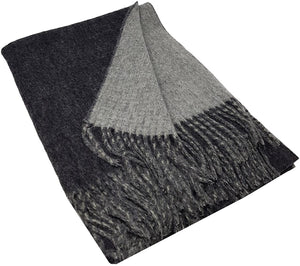 World of Shawls Reversible Winter Scarf Wrap Blanket Shawl Warm Soft Cozy - World of Scarfs