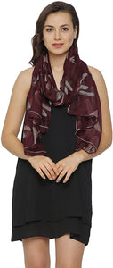 World of shawls Dragonfly Print Women's Scarf Large Size - World of Scarfs