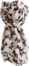 Load image into Gallery viewer, World of Shawls Pug Dog, Dachshund Dogs, Spaniel Dog, Jack Russell Print Scarf - All Seasons Lovely Soft Scarf Wraps Shawl Scarves - World of Scarfs
