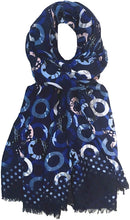 Load image into Gallery viewer, Winter Scarfs for Women Ladies Shawl Wrap Stole - Black Navy Blue Mustard Coffee Brown Maroon by World of Shawls - World of Scarfs
