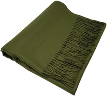 Load image into Gallery viewer, World of Shawls Winter Cashmere Feel Scarf Wrap Blanket Shawl Warm Soft Cozy - World of Scarfs
