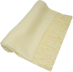 World of Shawls Winter Cashmere Feel Scarf Wrap Blanket Shawl Warm Soft Cozy - World of Scarfs