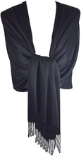 Load image into Gallery viewer, NEW HIGH QUALITY SILKY CASHMERE FEEL PASHMINA SHAWL/SCARF/WRAP - World of Scarfs
