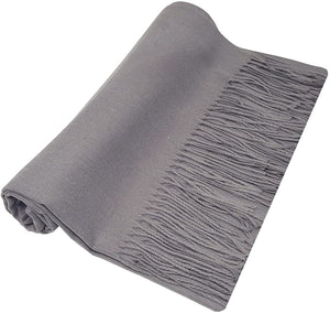 World of Shawls Winter Cashmere Feel Scarf Wrap Blanket Shawl Warm Soft Cozy - World of Scarfs