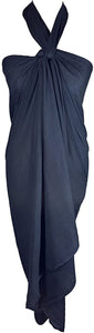 World of Shawls 100% Cotton Plain Sarong - World of Scarfs
