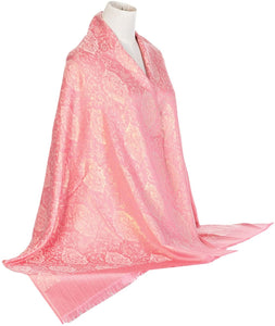 Pashmina Glitter Sparkle Paisley Design Shawl Scarf Wrap Stole Luxuriously Warm Soft by World of Shawls - World of Scarfs
