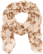 Load image into Gallery viewer, World of Shawls Ladies Womens Elephant Print Scarf Wraps Shawl Soft Scarves Sarong - World of Scarfs
