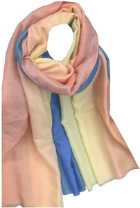 World of Shawls New Autumn/Winter Collection Ombre Silky Scarf/Shawl/Wraps Occasion Wedding Party Casual - World of Scarfs