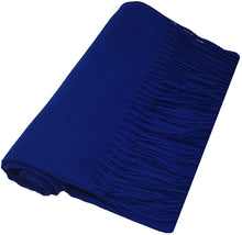 Load image into Gallery viewer, World of Shawls Winter Cashmere Feel Scarf Wrap Blanket Shawl Warm Soft Cozy - World of Scarfs
