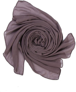 World of Shawls Elegant Chiffon Scarf Wrap Wedding Bridal Party Occasion Prom - 28 Colours - World of Scarfs