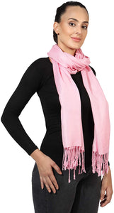 Pashmina Style All Seasons Handcrafted Wrap Shawl Stole Scarf by World of Shawls - World of Scarfs