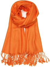 Load image into Gallery viewer, World of Shawls Handcrafted Soft Pashmina Shawl Wrap Scarf in Solid Colors High Quality 100% Viscose - World of Scarfs
