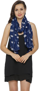 World of Shawls Sheep Print Design Scarves for Women Lightweight Large Size Scarf - World of Scarfs