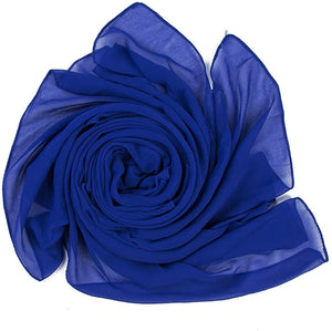 World of Shawls Elegant Chiffon Scarf Wrap Wedding Bridal Party Occasion Prom - 28 Colours - World of Scarfs